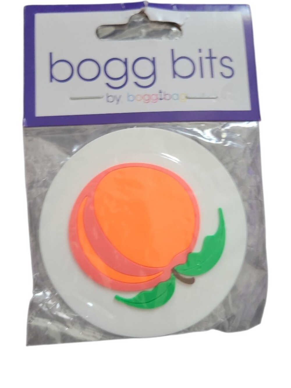 Bogg Bits Peach Fruit For Bogg Bag NWT